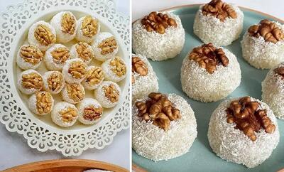 طرز تهیه باسلوق گردویی / این دسر خوشمزه رو خیلی راحت و سریع درست کنید