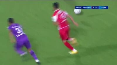 گل پنجم پرسپولیس به هوادار توسط اورونوف