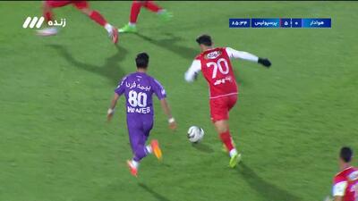 گل پنجم پرسپولیس به هوادار (اورونوف)