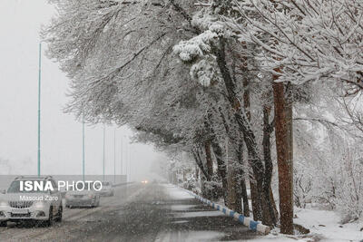 تمام محورهای استان بارانی و برفی اما باز است