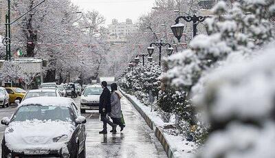 بارش برف و باران و کاهش دما در برخی استان ها