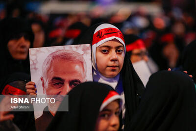 تصاویر: اجتماع بزرگ دختران حاج قاسم