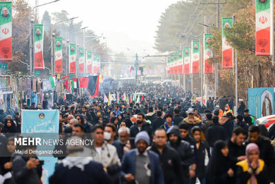 آغاز مراسم پنجمین سالگرد شهادت حاج قاسم؛ عاشقانی که برف و باران نمی‌شناسند!