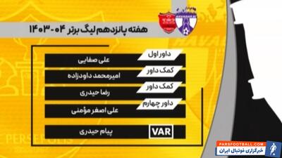 کارشناسی داوری بازی هوادار - پرسپولیس - پارس فوتبال