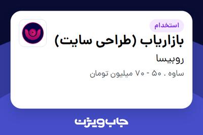 استخدام بازاریاب (طراحی سایت) در روبیسا