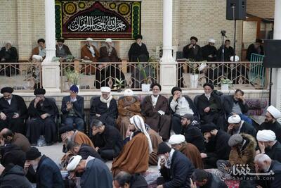 گزارش تصویری: مجلس عزاداری شهادت امام هادی(ع) در بیت آیت الله علوی بروجردی |  شفقنا