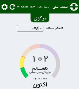 معاون استاندار: محیط زیست استان مرکزی موظف به اطلاع‌رسانی شاخص‌های آلودگی هوا است