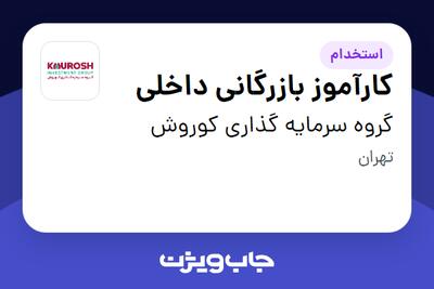 استخدام کارآموز بازرگانی داخلی در گروه سرمایه گذاری کوروش