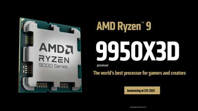 پردازنده‌های قدرتمند AMD معرفی شدند؛ رایزن 9 9950X3D و 9900X3D