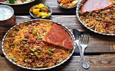 طرز تهیه لوبیا پلو شیرازی به روش رستورانی؛ خوشمزه و مجلسی - فراشپز