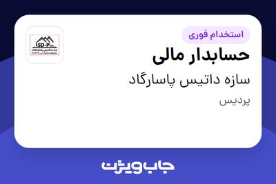 استخدام حسابدار مالی - خانم در سازه داتیس پاسارگاد