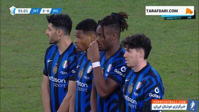 گل زیبای تئو هرناندز به اینتر (اینتر 2-1 میلان) - پارس فوتبال