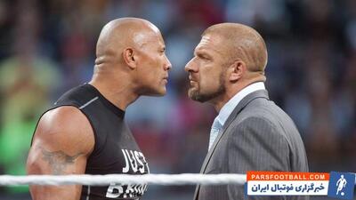 تمجید ترپیل اچ از دواین جانسون؛ راک رئیس نهایی WWE است - پارس فوتبال