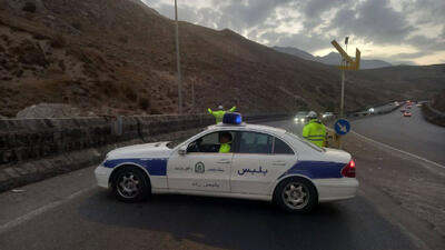 جاده هراز بسته شد! + مسافران بخوانند