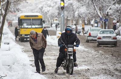 بارش برف و باران در این استان‌ها