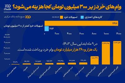 جزئیات تسهیلات زیر ۳۰۰ میلیون تومان بانک‌ها