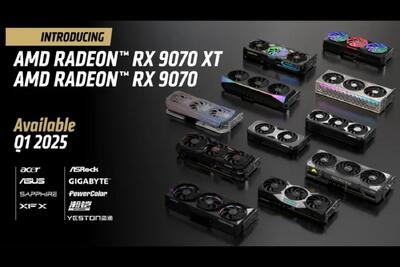  AMD سری جدید کارت‌های گرافیک رادئون RX 9070 را در نمایشگاه CES به نمایش گذاشت