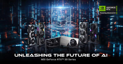 MSI نسل جدیدی از کارت‌های گرافیک NVIDIA GeForce RTX 50 را برای عصر هوش مصنوعی معرفی کرد - گیمفا