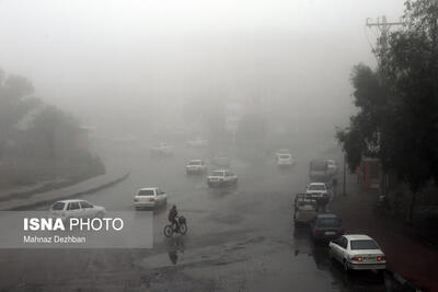 مه‌گرفتگی در کل محورهای استان زنجان