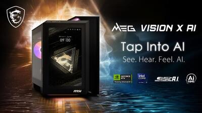 دسکتاپ گیمینگ MSI MEG VISION X AI با گرافیک RTX 50 و پردازنده Core Ultra 2 معرفی شد