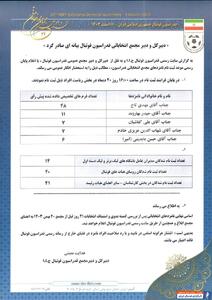 اعلام جزئیات ثبت نام نامزدهای انتخابات فدراسیون فوتبال + عکس - پارس فوتبال