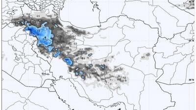 بارش باران و برف در 6 استان کشور از فردا