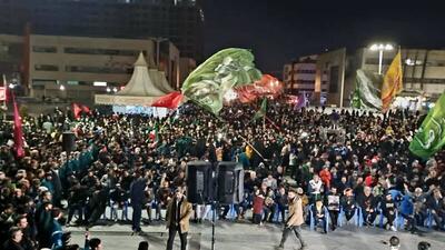 فیلم/ جشن خانوادگی «پدر و پسری» در مشهد