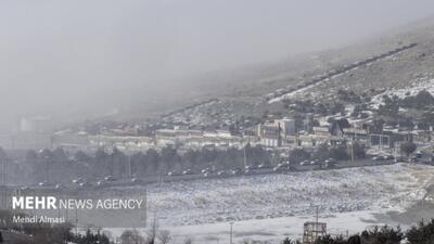 زنجان در مه