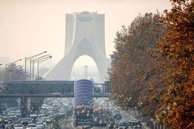 آخرین وضعیت شاخص آلودگی هوای تهران امروز شنبه ۲۲ دی ماه ۱۴۰۳