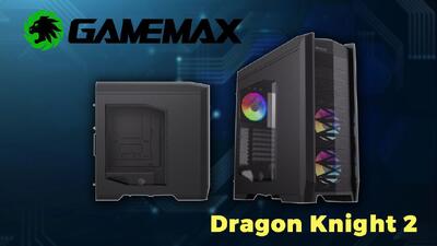 گیم‌مکس کیس Dragon Knight 2 را با طراحی فول تاور و قیمت ۱۰۵ دلار رونمایی کرد