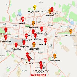 هوای تهران در وضعیت قرمز