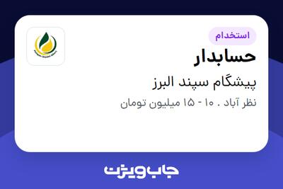 استخدام حسابدار - خانم در پیشگام سپند البرز