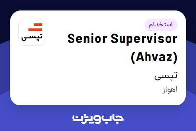 استخدام Senior Supervisor (Ahvaz) در تپسی