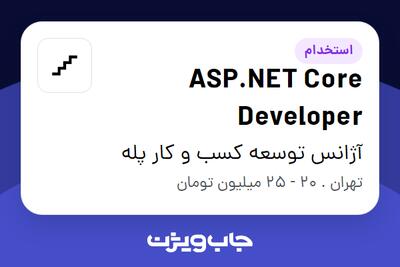 استخدام ASP.NET Core Developer در آژانس توسعه کسب و کار پله