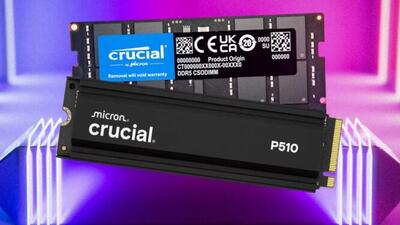 Crucial  در CES 2025؛ انقلاب در سرعت با SSD P510 و رم‌های  Pro OC 64GB