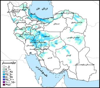 پرباران‌ترین حوضه‌های آبریز کشور در هفته جاری