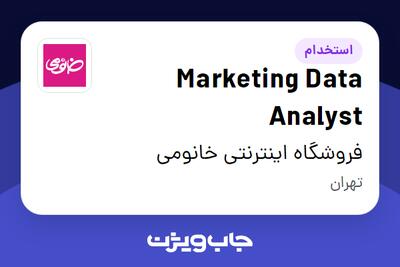 استخدام Marketing Data Analyst در فروشگاه اینترنتی خانومی