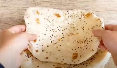 تنها با یک ماهی تابه نان تافتون درست کنید / طرز تهیه نان تافتون