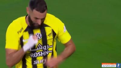 گل اول الاتحاد به الرائد توسط بنزما - پارس فوتبال