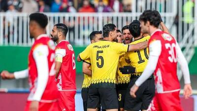 سپاهان 1 - پرسپولیس 0/ طلایی‌پوشان بر بام فوتبال ایران +عکس