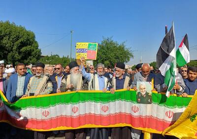 راهپیمایی جمعه نصر و پیروزی در اهواز برگزار شد