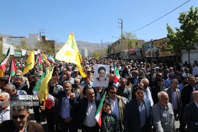 برگزاری راهپیمایی جمعه نصر در ایلام