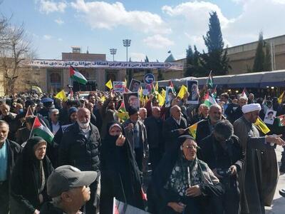 راهپیمایی جمعه نصر و پیروزی جبهه مقاومت در شیراز برگزار شد