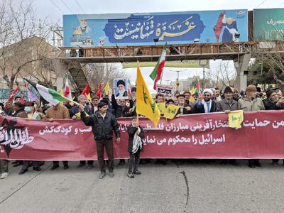 راهپیمایی «جمعه نصر» در مرکز خراسان شمالی