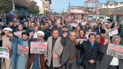 برگزاری راهپیمایی «جمعه نصر» در آستارا