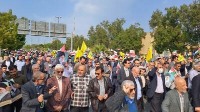 راهپیمایی جمعه نصر در نقاط مختلف استان بوشهر برگزار شد