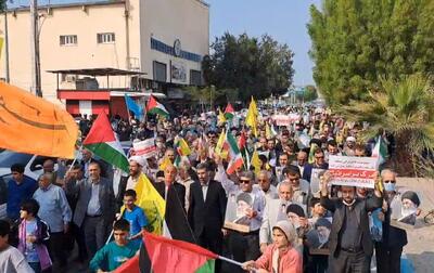 راهپیمایی جمعه نصر در بوشهر