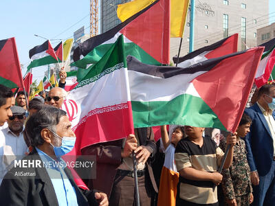 راهپیمایی جمعه نصر و شکرانه پیروزی در مازندران