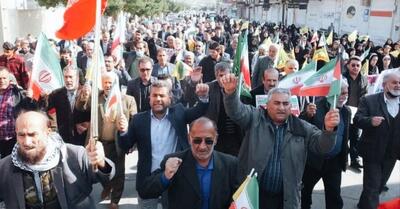 راهپیمایی جمعه نصر در شهرستان گچساران برگزار شد؛ طنین فریاد ضد استکبار