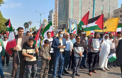 راهپیمایی بزرگ «جمعه نصر» در بندرعباس برگزار شد